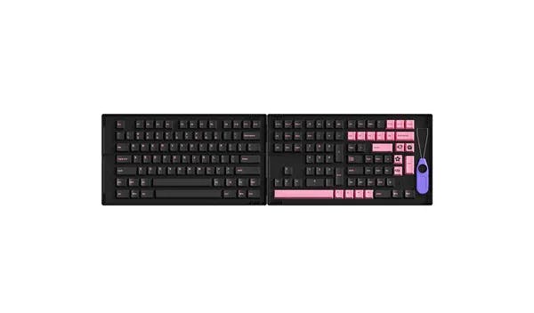 Picture of Akko Double-shot PBT Keycaps – Black & Pink