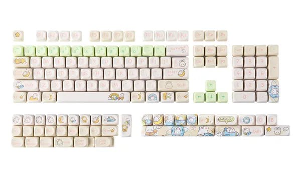 Picture of Epomaker Starry Bunny Keycaps Set
